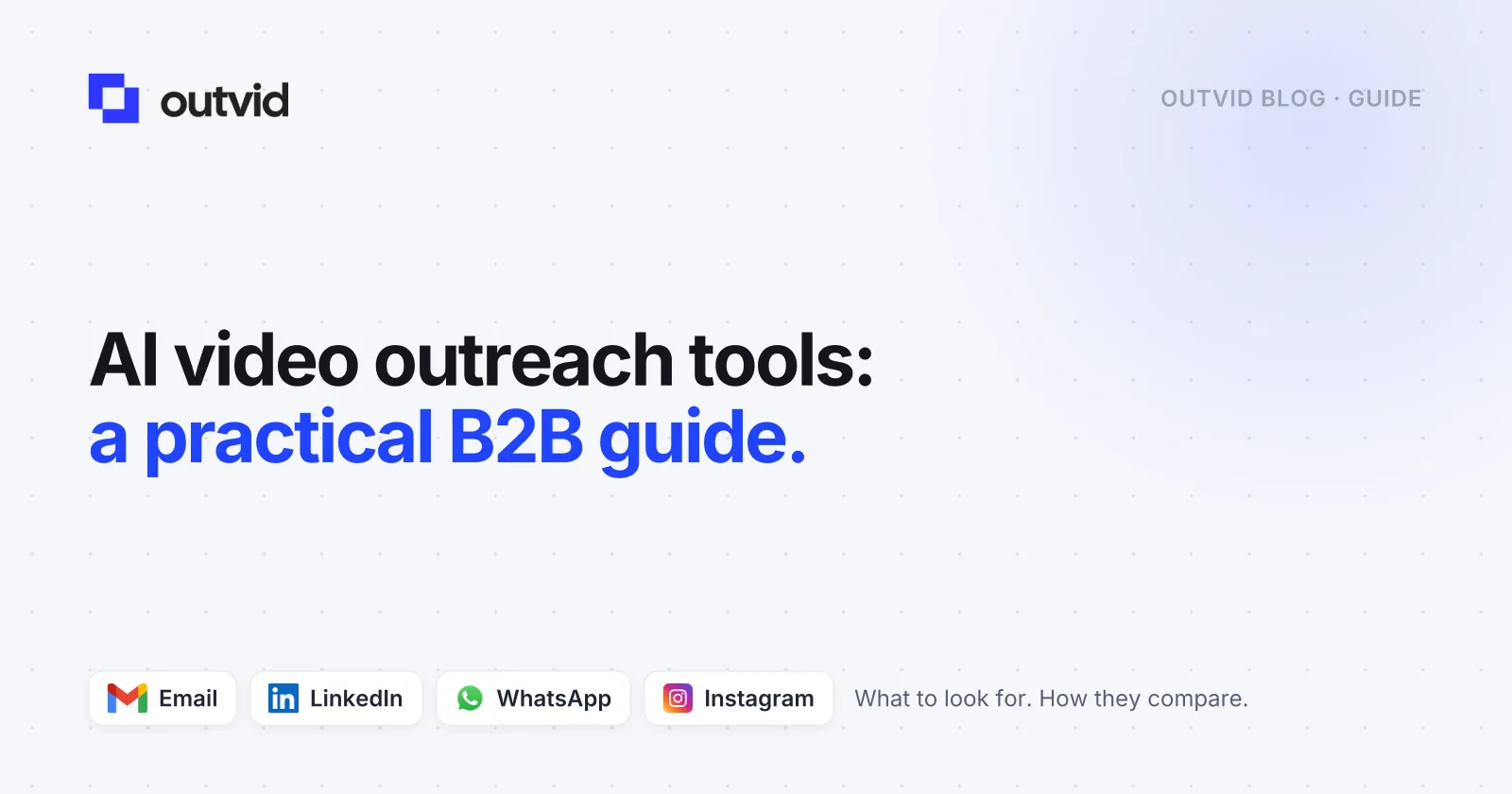 AI video outreach tools — a practical B2B sales guide